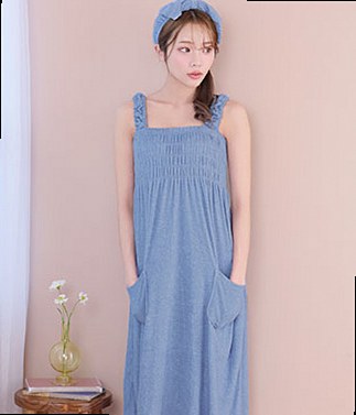 Pile Dress with Hair Band